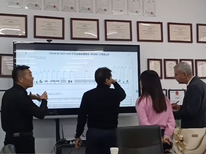 2025yh533388银河冷弯开年大捷！新年新征程yh533388银河冷弯门框机敲开西班牙市场大门